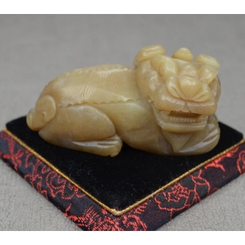 和田玉糖料貔貅小品（H10）