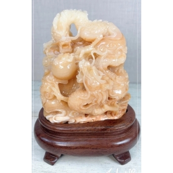 雙龍護主風水聖物（V1077）
