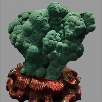 Malachite 綠青 | 觀賞石 擺件（A74）