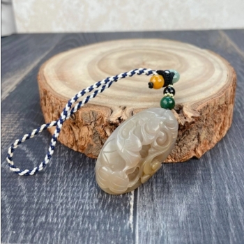 新疆三彩玉鯉魚(S11)
